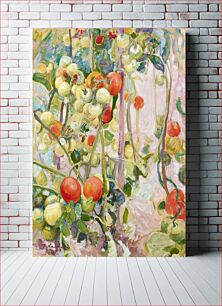 Πίνακας, Tomatoes (1913) vintage painting by Pekka Halonen