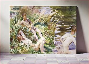 Πίνακας, Tommies Bathing (1918) by John Singer Sargent