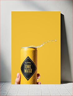 Πίνακας, Tonic Water Can with Splash Tonic Water Can with Splash