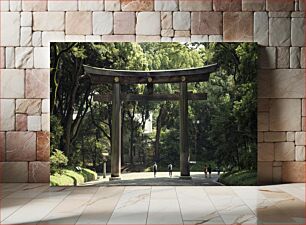Πίνακας, Torii Gate in a Forest Torii Gate in a Forest