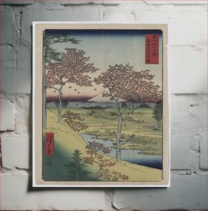 Πίνακας, Tōto meguro yuhhigaoka / Hiroshige ga