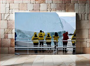 Πίνακας, Tourists Observing Iceberg Τουρίστες που παρατηρούν το παγόβουνο