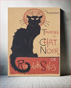 Πίνακας, Tournée du Chat Noir (1896) by Théophile Alexandre Steinlen