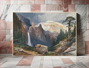 Πίνακας, Tower Falls and Sulphur Mountain, Yellowstone