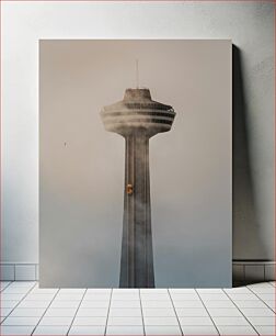 Πίνακας, Tower in the Fog Πύργος στην Ομίχλη