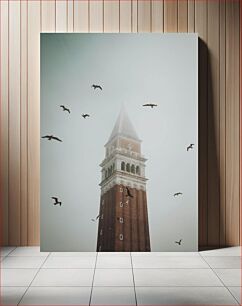 Πίνακας, Tower in the Mist Πύργος στην Ομίχλη