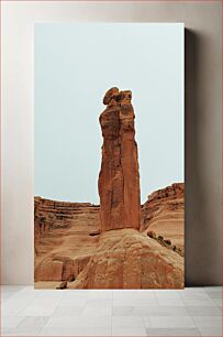 Πίνακας, Towering Rock Formation Πανύψηλος σχηματισμός βράχου