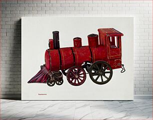 Πίνακας, Toy Locomotive (1935–1942) by Chris Makrenos