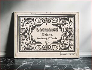 Πίνακας, Trade Card by Jules Lachaise and Eugène Pierre Gourdet