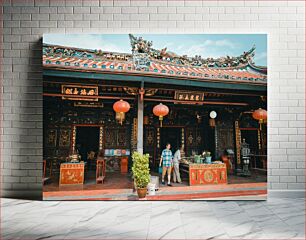 Πίνακας, Traditional Asian Temple Παραδοσιακός ασιατικός ναός