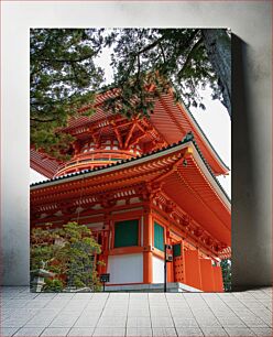 Πίνακας, Traditional Japanese Architecture in Nature Παραδοσιακή Ιαπωνική Αρχιτεκτονική στη Φύση