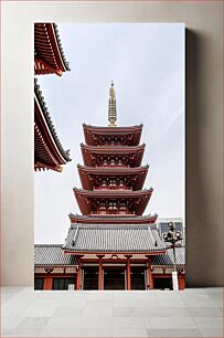 Πίνακας, Traditional Japanese Pagoda Παραδοσιακή ιαπωνική παγόδα