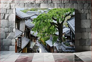 Πίνακας, Traditional Japanese Street Παραδοσιακή ιαπωνική οδός