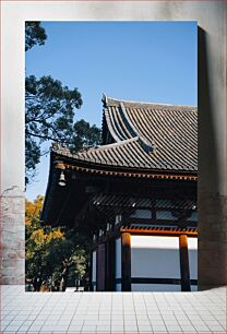 Πίνακας, Traditional Japanese Temple Roof Παραδοσιακή ιαπωνική στέγη ναού