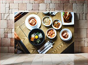 Πίνακας, Traditional Korean Dishes Παραδοσιακά κορεάτικα πιάτα