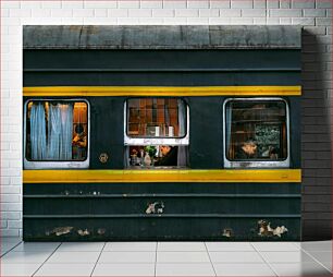 Πίνακας, Train Passengers Επιβάτες τρένου