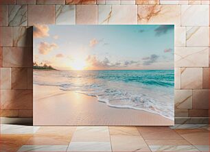 Πίνακας, Tranquil Beach Sunrise Ήρεμη παραλία Sunrise