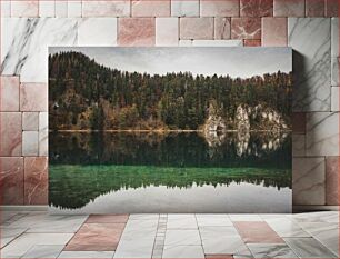 Πίνακας, Tranquil Lake Reflection Ήρεμη αντανάκλαση της λίμνης