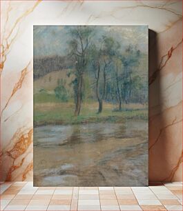 Πίνακας, Trees by the river by Zolo Palugyay