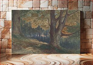 Πίνακας, Trees on a Hill in a Wooded Landscape