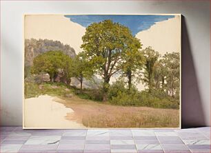 Πίνακας, Trees Profiled against the Sky (ca. 1865) by John Henry Hill