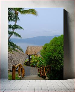 Πίνακας, Tropical Lakeside Pathway Τροπικό μονοπάτι δίπλα στη λίμνη