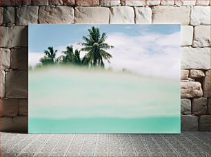 Πίνακας, Tropical Palm Trees and Sea Τροπικοί φοίνικες και θάλασσα