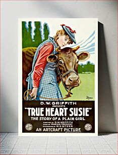 Πίνακας, True Heart Susie is a 1919 American drama film directed by D. W. Griffith and starring Lillian Gish. This is a poster for the film