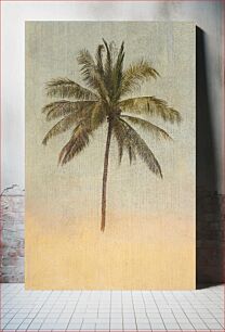 Πίνακας, Trunk and top of a palm tree painting by Frederic Edwin Church