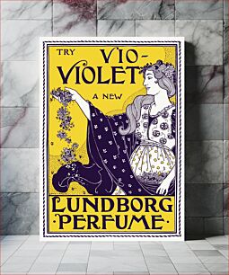 Πίνακας, Try vio-violet a new Lundborg perfume (1890-1900) by Louis Rhead