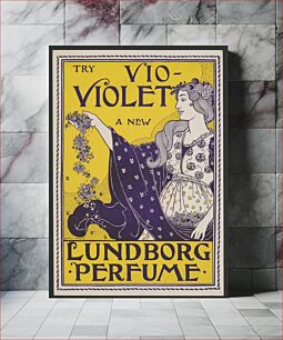 Πίνακας, Try vio-violet a new Lundborg perfume (1890–1900) by Louis Rhead