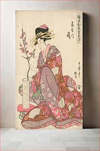 Πίνακας, Tsukasa of Ogiya by Kitagawa Utamaro