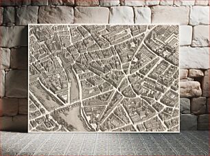 Πίνακας, Turgot map of Paris, a highly accurate and detailed map of the city of Paris as it appeared in 1734–1736