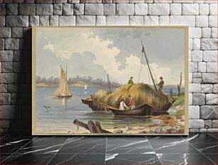 Πίνακας, Twelve American coast scenes - on the Merrimack