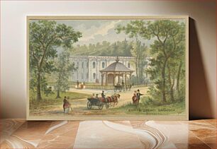 Πίνακας, Twelve Saratoga Views - Empire Spring, Saratoga by Robert D. Wilkie
