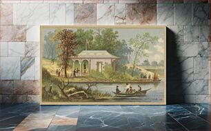 Πίνακας, Twelve Saratoga Views - Vichy Spring, Saratoga by Robert D. Wilkie