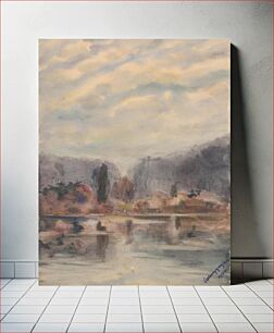 Πίνακας, Twilight at a pond by Zolo Palugyay