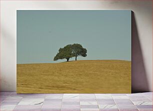 Πίνακας, Twin Trees in a Field Δίδυμα δέντρα σε ένα χωράφι