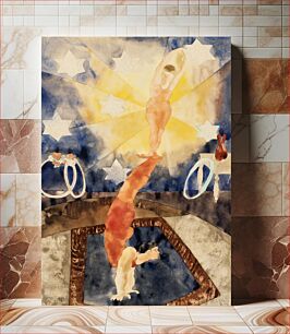 Πίνακας, Two Acrobats in Red Tights (1917) by Charles Demuth