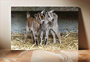 Πίνακας, Two Baby Goats Δύο κατσικάκια