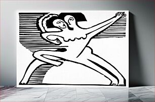 Πίνακας, Two dancers by Ernst Ludwig Kirchner