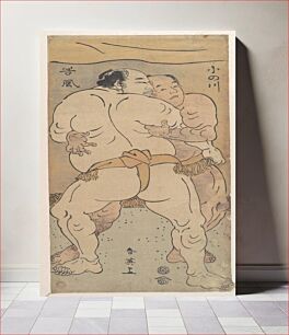 Πίνακας, Two Famous Wrestlers Onogawa and Tanikase