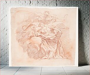 Πίνακας, Two female figures by Hendrik Krock