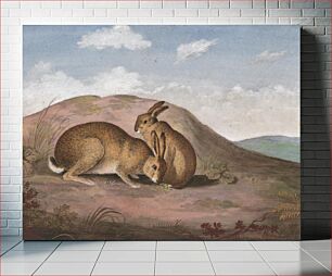 Πίνακας, Two Hares: On a Hillside (ca. 1805)