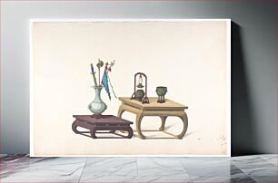 Πίνακας, Two Low Tables with Ornamental Objects
