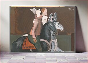 Πίνακας, Two riders by Cyprián Majerník