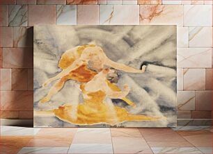 Πίνακας, Two Women Acrobats by Charles Demuth