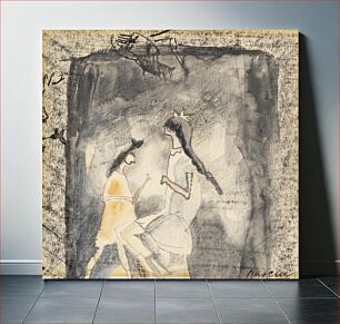 Πίνακας, Two Young Girls by Jules Pascin
