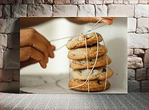 Πίνακας, Tying Freshly Baked Cookies Δένοντας φρεσκοψημένα μπισκότα