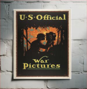 Πίνακας, "U.S. Official War Pictures", propaganda poster by Louis D. Fancher